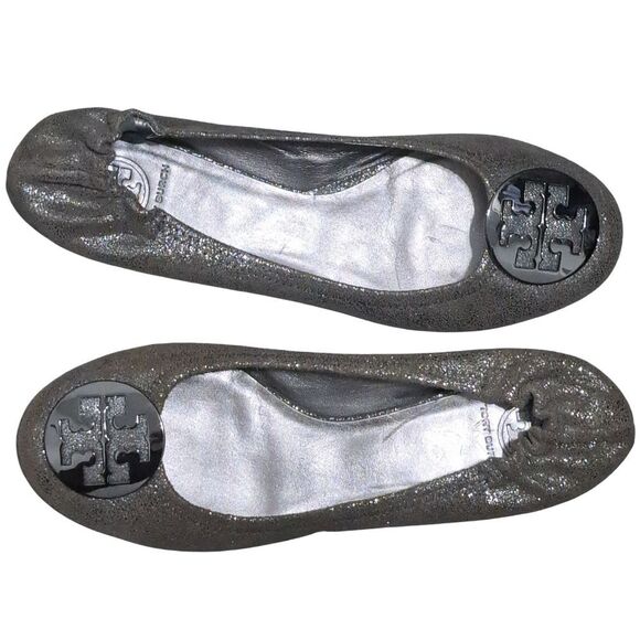 Tory Burch Shoes - Tory Burch Gray Flats
